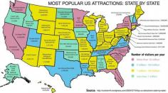 
                    
                        This Map Shows the Most Popular Attractions in Every State
                    
                