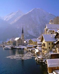 
                    
                        Hallstatt In Winter, Austria
                    
                