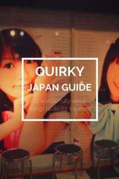 
                    
                        11 quirky things to do in Japan for travelers: from cat cafe's to capsule hotels! By Bunch of Backpackers. #japan #manga
                    
                