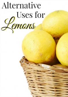 
                    
                        When life gives you lemons... you repurpose them!  Check out these Alternative Uses for Lemons!  Thrifty and Frugal thinking!
                    
                