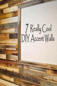 
                    
                        7 DIY Accent Walls that don't include painting.
                    
                