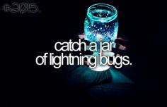 
                    
                        Catch a jar of lightning bugs.
                    
                
