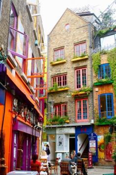 
                    
                        Neal's Yard, London, England. let's go here and drink coffee and chat and be british and be awesome.
                    
                