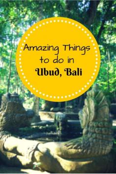 
                    
                        Amazing things to do in Ubud Bali: temples, palaces, rice terraces, monkeys and food!
                    
                