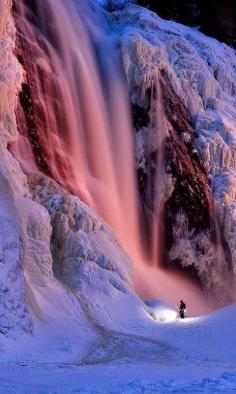 
                    
                        Frozen Montmorency Falls, Quebec, Canada
                    
                