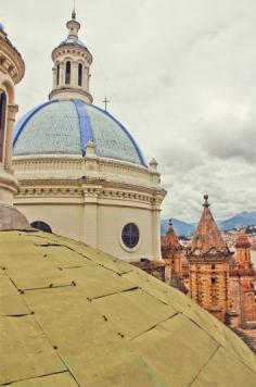 
                    
                        The view from the principal cathedral of Cuenca, Ecuador #southamerica #travel |Alex in Wanderland
                    
                