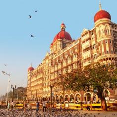 
                    
                        The seaside Taj Mahal Palace, in Mumbai. Get up early and take a stroll along the waterfront.
                    
                