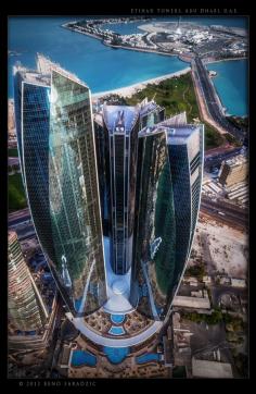 Etihad Towers by Beno Saradzic, via 500px
