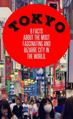 
                    
                        Tokyo, Japan: 9 Facts About The Most Fascinating And Bizarre City In The World. I had always thought that Tokyo is like a visit to another planet. When I finally arrived in Japan, it was even weirder and more bizarre than I ever expected it. - via Just One Way Ticket #travel #pinspiration #tokyo
                    
                