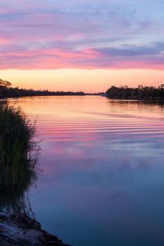 
                    
                        Distant boat at Sunset, Murray River South Australia by John White Photos
                    
                