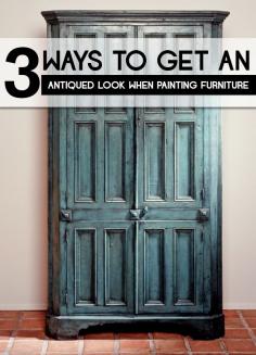 
                    
                        3 Ways to Get an Antiqued Look When Painting Furniture
                    
                