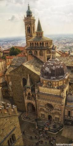 
                    
                        Bergamo ~ Lombardy, Italy. "The word bergamot is etymologically derived from bergomotta in Italian, originating from Bergamo, a town in Italy...Citrus bergamia, the Bergamot orange is a fragrant fruit the size of an orange, with a yellow colour similar to a lemon..." ~ Wikipedia
                    
                
