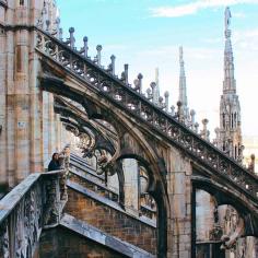 
                    
                        Buttressses on the Duomo in Milan. Photo courtesy of andrea_affinati on instagram.
                    
                