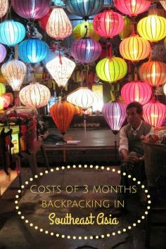 
                    
                        What were the costs of 3 months backpacking in Southeast Asia? Inc. average costs per day, price examples and budget tips. By Bunch of Backpackers. #Backpacking #SoutheastAsia #RTW
                    
                