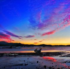 
                    
                        Siletz Bay, Lincoln County, Oregon - Another glorious sunset from...
                    
                