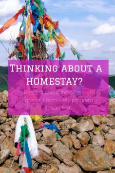 
                    
                        Interested in doing a homestay during your travels? Read all about the pros and cons first!
                    
                