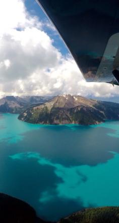 
                    
                        Riding Harbour Air Seaplanes' Ultimate Glacier tour in Whistler. We got to soar above the clouds over mountains, glaciers, lakes and more. This is Garibaldi Lake via Round The World Girl
                    
                
