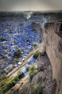 
                    
                        The Blue City seen from Mehrangarh Fort - Jodhpur, Rajasthan, India
                    
                