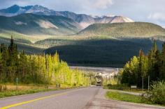 
                    
                        The Alaska Highway Outside Muncho Lake, British Columbia
                    
                