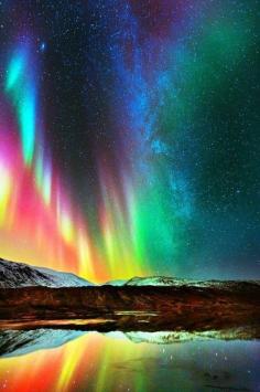 
                    
                        Rainbow Colored Northern Lights
                    
                