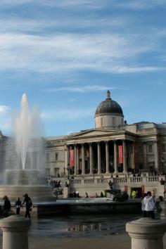 
                    
                        Trafalgar Square and the National Gallery  - 30 Free London Attractions - The Trusted Traveller
                    
                