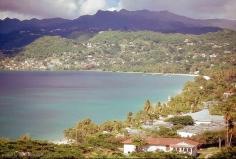 
                    
                        Mount Cinnamon, The Lime, Grenada - The view of Grand Anse Beach...
                    
                