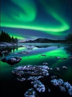 
                    
                        Reflection of Northern Lights
                    
                