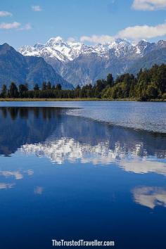 
                    
                        Lake Matheson & Mt Cook - A Walk Around Lake Matheson - The Trusted Traveller
                    
                