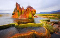 
                    
                        Bucket List No 1_ 10 Magical Travel Spots You Won't Believe Exist in the U.S.A._ 9 Fly Ranch Geyser, Washoe County, Nevada
                    
                