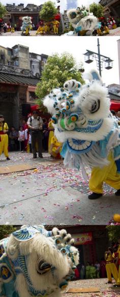 
                    
                        Lion Dance in Macau.
                    
                