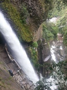 
                    
                        Waterfall - El Pailón del Diablo, Baños, Ecuador, South America
                    
                