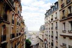 
                    
                        Montmartre, Paris, France - View from one of the many (many!) steep...
                    
                