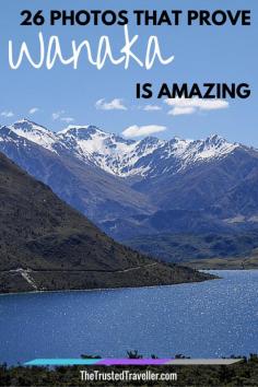 
                    
                        Lake Wanaka and the snow capped mountains - 26 Photos That Prove Wanaka in New Zealand is Amazing - The Trusted Traveller
                    
                