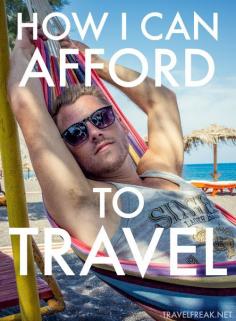 
                        
                            How I've been able to afford traveling the world non-stop for the last five years.  From working in bars to turning my blog into a business, I reveal all my secrets!
                        
                    