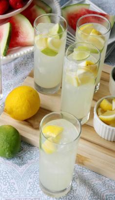
                    
                        Rum Lemonade - love this quick and easy cocktail recipe for summer!
                    
                