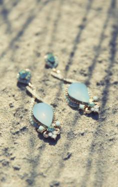 
                    
                        Timeless Earrings. Always Classic in Soft Minted Turqoise.
                    
                