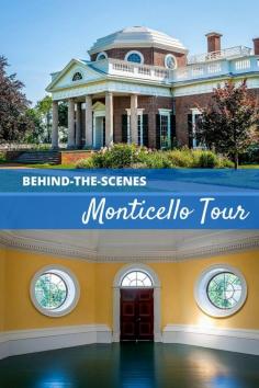 
                        
                            A behind-the-scenes tour at the Monticello estate in Virginia includes rooms in Jefferson's house that are not open to the public.  See the octagonal room and other features that you can't see on the regular tour | A Behind the Scenes Monticello Tour
                        
                    