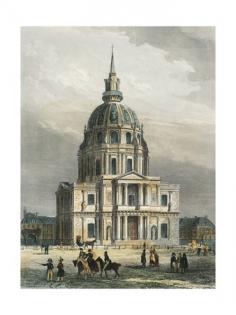 France, Paris of Hotel Des Invalides - Giclee Print