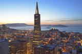 From Hotel Mandarin Oriental Towards Transamerica Pyramid and Coit Tower, San Francisco, California Photographic Print by Christian Heeb. Product size approximately 16 x 24 inches. Available at Art.com. Embrace your Space - your source for high quality fine art posters and prints.