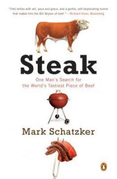STEAK. Nothing that humans have ever put into their mouths in the name of nourishment has been the subject of such devotion, such flights of gastronomic ecstasy, or such grave connoisseurship as this most adored of meats. Now Mark Schatzker, an award-winning food and travel writer, takes readers on an odyssey to four continents, across thousands of miles, and through hundreds of cuts of steak, prepared in dozens of ways, all in a quest for the perfect piece. Steak is an impassioned, funny, and enlightening look at the fate of this beloved food.