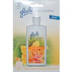 Vacations don't last forever, but with Glade Paint Additive, the sweet smell of the tropics can last for months&#33; Tropical Mist helps turn any room into an exotic escape from the everyday. Simply mix one packet into a gallon of latex paint, paint your walls, and enjoy the light, fresh fragrance for months. Using the largest part of your home - the walls and ceiling, Glade Paint Additive produces a long-lasting, pleasant fragrance for several months! Glade Paint Additive is formulated for use with latex or latex enamel paints, with popular Glade fragrances consumers have come to know and love&#33; For best results, add to all coats of paint with a minimum of two coats being applied. The recommended mixing ratio is 1oz/30ml (1 packet) per gallon of paint. For a stronger, longer lasting effect or in areas with odor problems, you may choose to add an additional pack. Thoroughly mix paint prior to each application. During the painting process the fragrance level will be much stronger than after the paint has dried. Ideal for bathrooms, closets, laundry rooms, basements, garages or any room in your home. It is also great for use in rental properties, hotels, motels, apartments, public restrooms and locker rooms. Smoke damaged property. Placing your house on the market. The practical applications are unlimited.