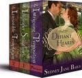 From critically acclaimed author, Sydney Jane Baily, comes the first three books in her Victorian Romance series, Defiant Hearts. AN INTRIGUING PROPOSITION: Intent on keeping the news of foreclosure from her grieving, funds-starved family, Elise answers the bank summons and faces Michael Bradley, an old flame who still owns her heart. When Michael extends an unseemly dinner invitation, Elise invents a nameless suitor as an excuse. Now, to save face, she must produce him. AN IMPROPER SITUATION: Desperate to keep the children she's come to love, Charlotte heads for Boston to find Reed Malloy, the heart-stealing lawyer who left the orphans in her care, only to discover that Boston's glittering high society intends to keep them apart. AN IRRESISTIBLE TEMPTATION: In San Francisco awaiting an audition with the symphony, Sophie is working as a piano player at The Grand Hotel when Riley Dalcourt walks into her life and everything changes-again. REVIEWS:".a glittering tale of star-crossed lovers, threatened by a web of lies. a great new book in a new series." ~Adrienne deWolfe, Bestselling Author of Scoundrel for Hire".a tantalizing glimpse of the author's delicate writing style as she melds romance with humor, conflict, and adventure. An entertaining read." ~Bestselling Author, Marliss Melton"Many wonderful characters including nasty villains and villainesses. I had a hard time putting it down!" ~Lady McNeill, Mrs. Condit & Friends Read BooksTHE DEFIANT HEARTS SERIES, in order An Intriguing PropositionAn Improper SituationAn Irresistible TemptationAn Inescapable Attraction
