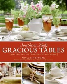 Entertaining doyenne Phyllis Hoffman shows how to prepare a stunning table for any occasion. So many of the events of our lives, from the formal to the informal, are celebrated by gathering around a table. Whatever the occasion-whether it's a holiday dinner, Sunday brunch, or a casual lunch with friends-the table is the place where we relax and enjoy each other's company while savoring a great meal. No one knows how to dress a table with elegance and flair better than Phyllis Hoffman, publisher of Southern Lady magazine, the quintessential resource for entertaining the gracious Southern way. Now, Hoffman draws upon her years of expertise to create Southern Lady Gracious Tables, the definitive guide to creating gorgeous tablescapes for every occasion. Starting with the basics, Hoffman presents a series of breathtaking spreads for a whole range of occasions, from formal settings to casual get-togethers, and describes how to achieve each look, right down to the recipes-55 in total-for her mouthwatering specialties. Enjoy a lovely outdoor lunch of tasty Fried Green Tomatoes with Crab and Green Chile Cream Sauce, or finish off a dinner party with delectable Praline Bread Pudding with Bourbon Sauce. Hoffman then builds a wardrobe for the table, navigating through the complex world of dinnerware, fine linens, and serving pieces. Each and every element of the table-from fruit saucer to lemon fork to water goblet-is covered in a friendly, helpful way. Finally, there's advice on adding that all-important personal touch, with instructions on how to craft flowers, family heirlooms, collectibles, and other unexpected treasures into the perfect centerpiece, place marker, or accent. All along, her advice includes refreshingly simple techniques for presentation and encourages the reader's own creativity in playing with colors, patterns, and styles. Complemented by lush photography and told in Hoffman's accessible, encouraging, and deliciously Southern voice, Southern Lady Gracious Tables is a must-have for every aspiring hostess, south or north of the Mason Dixon. The perfect gift for any woman who loves to entertain, it has all the tools, tips, and inspiration you need to elevate the ordinary to the unforgettable.