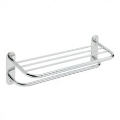 Moen, 5208-241Ps, Towel Bar, Donner Hotel Motel, Accessory, 24 Inch, Polished Stainless Product Features And Specifications: Constructed Of Metal Ensuring Durability And Dependability, While Maintaining Aesthetic Appeal - Covered Under Moen's Limited Lifetime Warranty - Top Quality Finish - Will Resist Rust And Corrosion Through Everyday Use - Coordinates Seamlessly With Other Products From The Donner Collection By Moen - Moen Sets The Standard For Exceptional Beauty And Innovative Reliable Design - The Simple Beauty Of Moen's Line Of Accessories Will Create A Coordinated, Elegant Look Throughout The Home - Width: 24" - Overall Width: 26-1/4" - Projection (Depth): 8-1/3" - Secure Mounting Assembly - All Hardware Required For Installation Is Included
