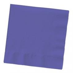 These super soft beverage napkins will complement all your event decorations! Purple is the perfect addition for your party. A fun and easy way to add style to your event, this package contains 50 beverage napkins measuring 4-1/2" x 4". Look for the matching plates, cutlery, cups, and more (sold separately).