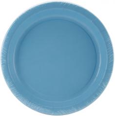 These Bermuda Blue Paper Luncheon Plates are a colorful addition to any party. Our Bermuda Blue Lunch Plates measure 9 inches in diameter and are made of paper. Each package contains 24 paper plates. Use these Bermuda Blue Paper Luncheon Plates to add a splash of color to any Prom, wedding, party or event!