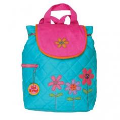 ON THE GO - Your little one's life can be pretty hectic between making it to school, dance practice, and spending time with the grandparents. Designed to handle it all, this bag is ideal for taking to the pool, school, the grandparents, or just the park! FUN DESIGNS - Kids love to express themselves as much as possible and now they can have a bag to match. The fun and whimsical designs will have your children looking for reasons to use their backpack. GROWING UP - If it seems like every year your little one is outgrowing their bag then this is your perfect option. Adjustable straps can fit multiple sizes ensuring snug fit that will grow with your child. CLEANING - Fear spills no more! Did you spill something on your new bag? No worries, the cotton twill construction is machine washable when washed with cold water on the gentle cycle. PRODUCT DIMENSIONS - Measures 13.5" x 11.5" x 4"This Girls Quilted Backpack Bag by Stephen Joseph is the perfect bag for your little tyke. Made of 100% cotton twill with a polyester interior lining, this bag is ideal for trips to school, the pool, or grandma & grandpa's. Unique woven in graphics will have your child just looking for books & toys to stuff in and carry around. Adjustable shoulder straps allow this bag to continue to grow as quickly as your kid. Measures 13.5" x 11.5" x 4".