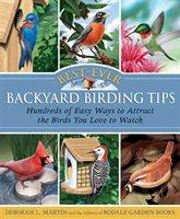 Grab a front row seat for the sights and sounds of feeding, nesting, and bathing birds right in your backyard using these tips shared by experienced birders. Whether the aim is to attract tiny hummingbirds or large and raucous blue jays, or lay out the welcome mat for temporary visitors stopping in during their seasonal migration, Best-Ever Backyard Birding Tips by Deborah L. Martin explains how to play up various landscape features and how to appreciate what happens in the backyard birdscape. The book targets all skill levels, offering new birders a few basics while intriguing longtime birders with new ideas. Here readers will learn:-why moving water, even a single dripper, will make a difference in which birds visit the yard-how to plan an entire bird garden that offers food, shelter, and water for bathing and drinking-what seeds and foods appeal to birds at different times of the season-how to attract new species of birds no matter which region of the country they live in-what type of shelter keeps baby birds safe until they are ready to leave the nest Birders will enjoy reading features such as Everybody Wins (birding practices that benefit nature and the environment) and Budget-Wise Birding (free or inexpensive ways to feed and attract birds). They'll also find step-by-step illustrations for installing a water feature, building a simple tray feeder, and converting a craft-style birdhouse into a suitable residence.