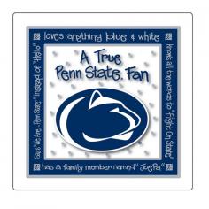 Celebrate your Penn State Nittany Lions fandom with this True Fan square plate! Use it as a decorative Penn State Nittany Lions piece to show those visiting your home, or as a regular plate to chow down and enjoy some pregame food. This plate is made of ceramic, and is microwave safe so you can show off your Penn State Nittany Lions pride as many times as you want!