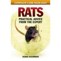 An excellent introduction to the remarkable rat, written by the world-famous Rat Lady, Debbie Ducummum, Rats offers expert advice to all keepers of these popular fancy pets. Held in high regard in Ancient Egypt, major Asian societies, and discriminating homes in America, rats are the most intelligent rodent on the planet and enjoy playing games with their keepers. As with all editions in the Complete Care Made Easy series, Rats offers readers information about selecting the right pets from good sources and acquiring all of the home essentials (for rats: cage, toys, bedding, and furnishings). The book discusses food options and the importance of feeding a rat a healthy, low-cal, low-fat diet based on fruits, veggies, and legumes plus recipes and menu tips. The author also covers the important considerations of rat proofing the home for keepers who opt to give their pets free run of their dwellings. The chapter "Beginning Your Friendship" discusses rat socialization, handling, grooming, cleaning, and interactions with children and other pets. The health of a pet rat is covered in the "Health Care" chapter that includes choosing a veterinarian, the first vet visit, spaying/neutering, the weekly health exam, plus handling common rat maladies and dealing parasites and emergencies. The real f-u-n begins in chapter seven, "Fun Activities," in which the reader can learn how to train his or her rat to walk on a leash, enrich his rat's life with entertaining games, and learn party tricks to impress visitors to the rat's home. True rat lovers will enjoy taking their rats to shows-just like dog shows-to show off their rat's conformation and natural beauty. The chapter "Show Time" offers advice on preparing for shows, classes at shows, and competing for ribbons. The final chapter on breeding offers rat enthusiasts advice about reproduction, the birthing process, and handling pups. Glossary, appendices, and index included.
